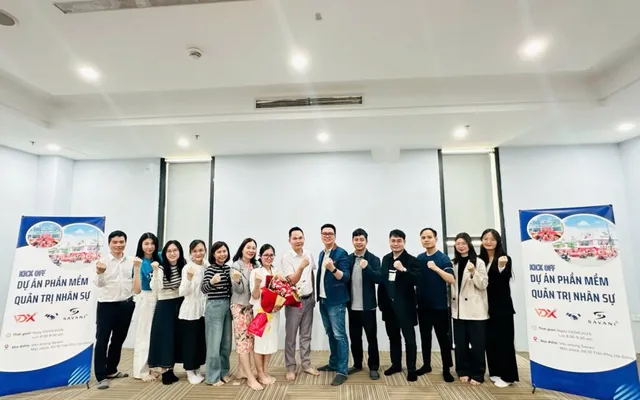 Kick off dự án phần mềm quản trị nhân lực giữa VDX – SAVANI