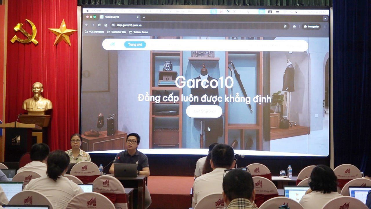 VDX trình bày giải pháp tại hội trường Garco 10