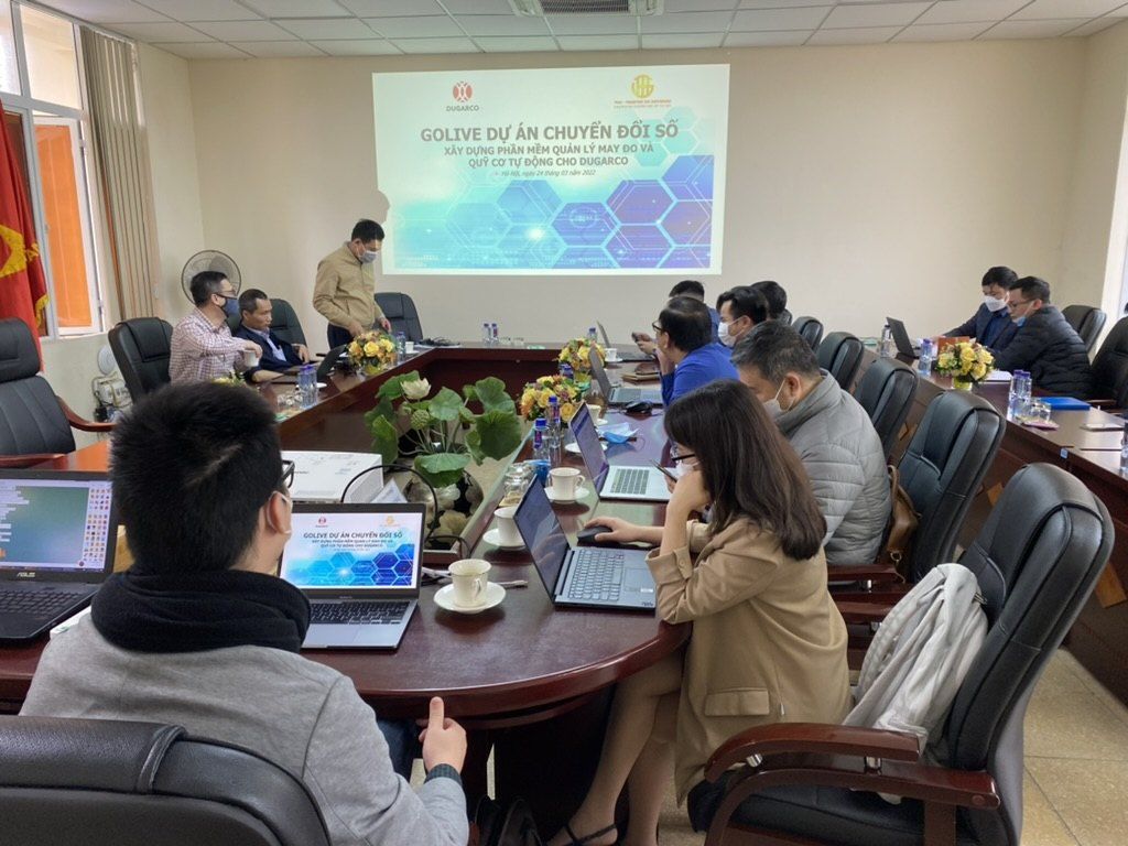 Buổi go-live dự án chuyển đổi số